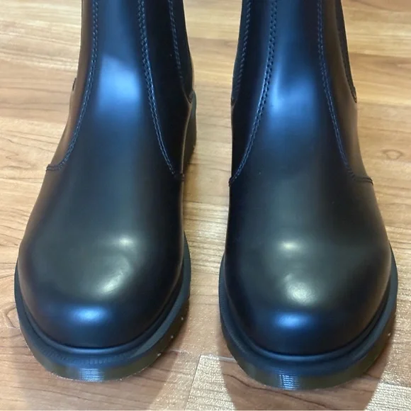 Dr. Martens 2976 Smooth Leather Chelsea Boots - US Women 9 Men 8 Black 11853001 - Picture 9 of 15